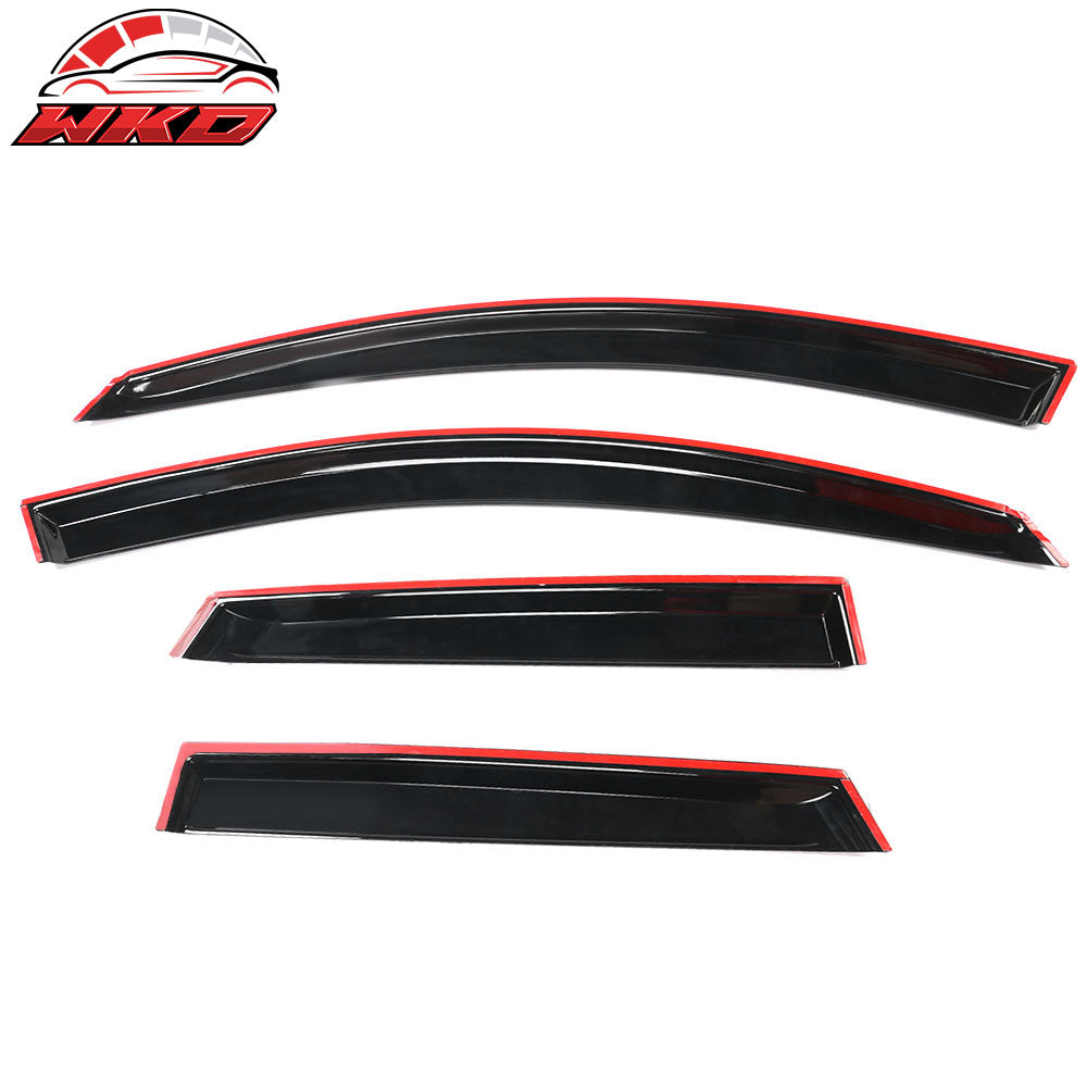 Fits 10-13 Mazda 3 Hatchback Window Visors Acrylic Sun Guard Rain Deflector 4PC