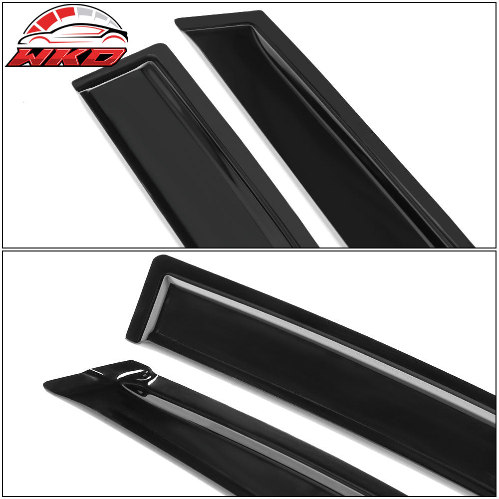 Fits 10-13 Mazda 3 Hatchback Window Visors Acrylic Sun Guard Rain Deflector 4PC