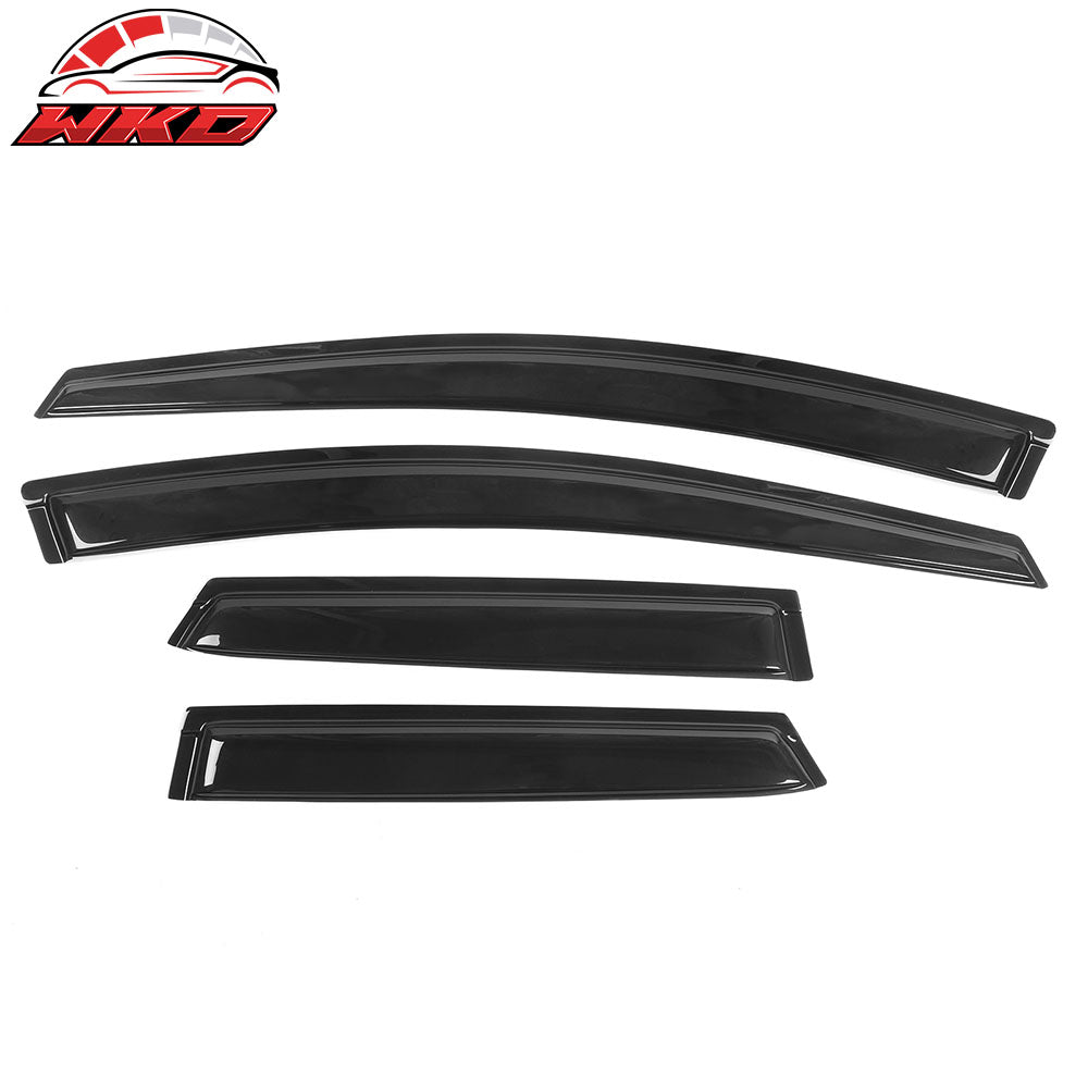 Fits 08-12 Mazda CX-7 CX7 Tape-On Window Visors Sun Rain Guards Deflectors 4PCS