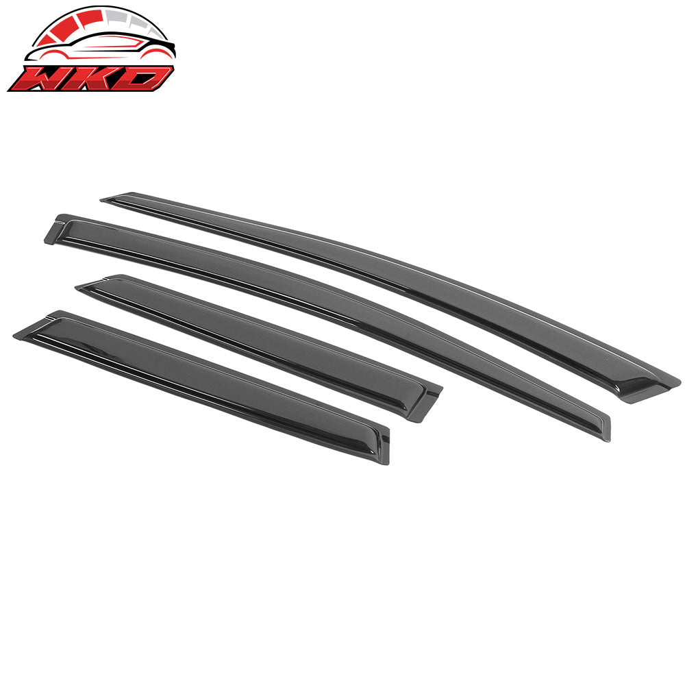 Fits 08-12 Mazda CX-7 CX7 Tape-On Window Visors Sun Rain Guards Deflectors 4PCS
