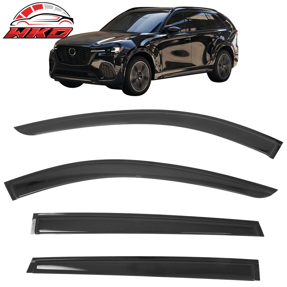 Wholesale 24-26 Mazda CX-70 CX-90 Window Visors Vent Rain Guards Deflector Tape-On