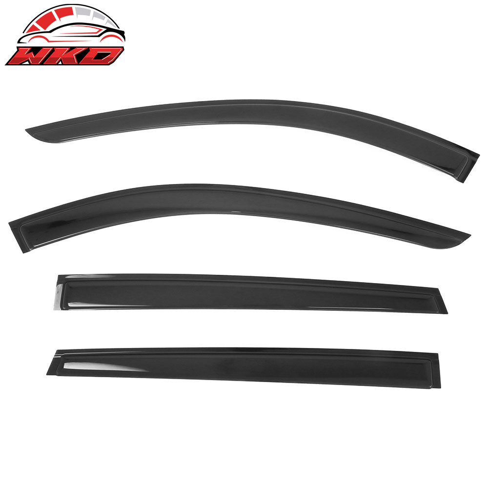 Fits 24-26 Mazda CX-70 CX-90 Window Visors Vent Rain Guards Deflector Tape-On