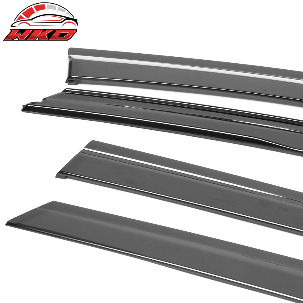 Fits 17-25 Mazda CX-5 KE Tape-On Window Visors Vent Rain Wind Guards Deflectors