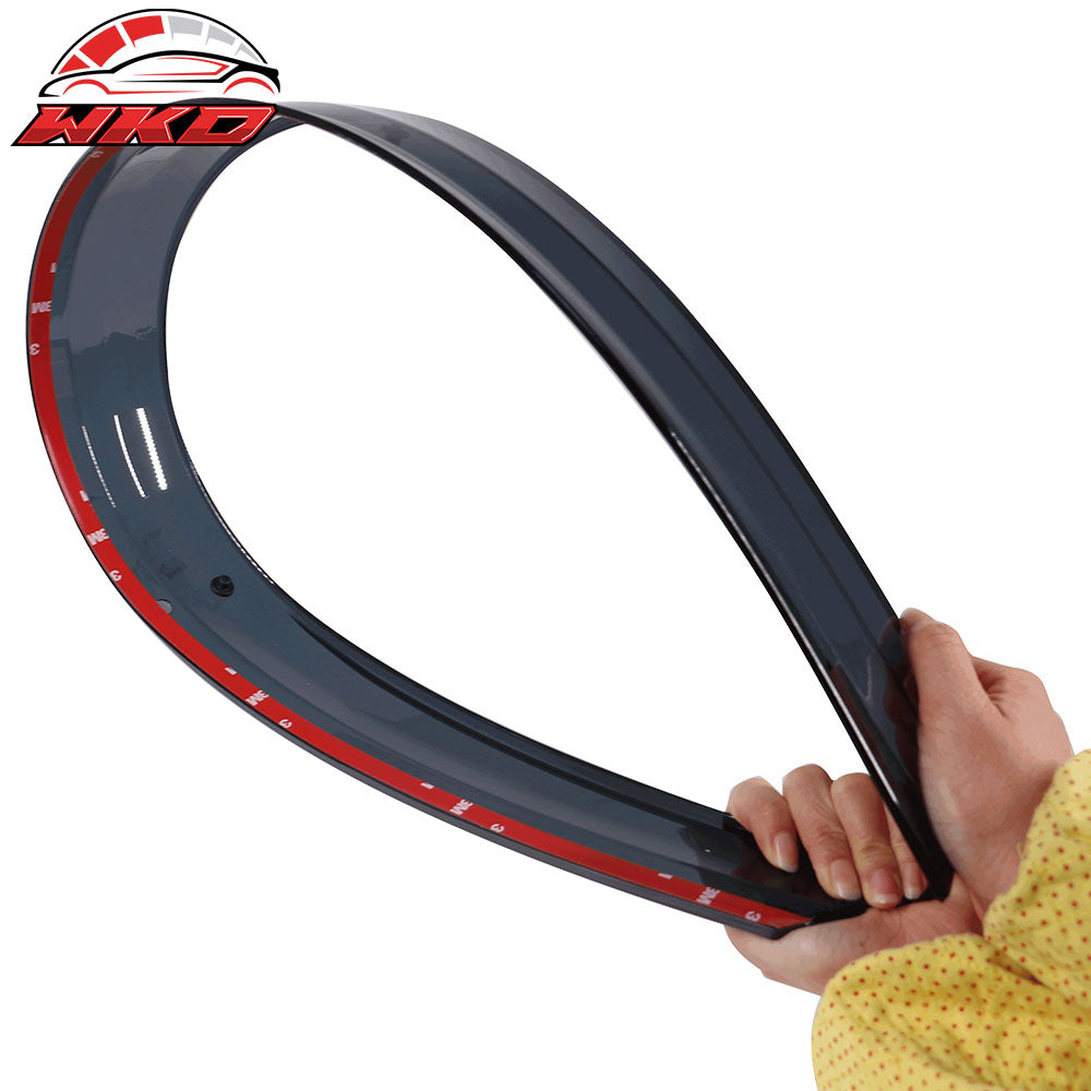 Fits 17-25 Mazda CX-5 KE Tape-On Window Visors Vent Rain Wind Guards Deflectors