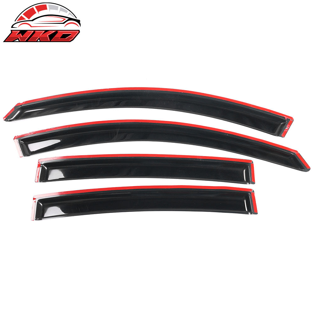 Fits 07-12 Nissan Altima L32A 4DR Window Visor Vent Rain Guard Shade Deflector