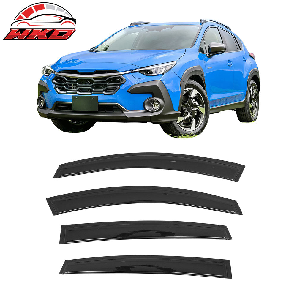 Fits 18-23 Subaru Crosstrek & 17-23 Impreza Hatchback Tape on Window Visor Guard