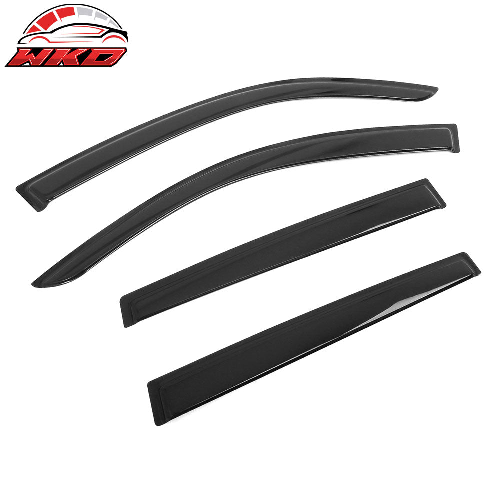 Fits 19-24 Subaru Forester Tape on Window Visors Vent Rain Sun Guards Deflectors