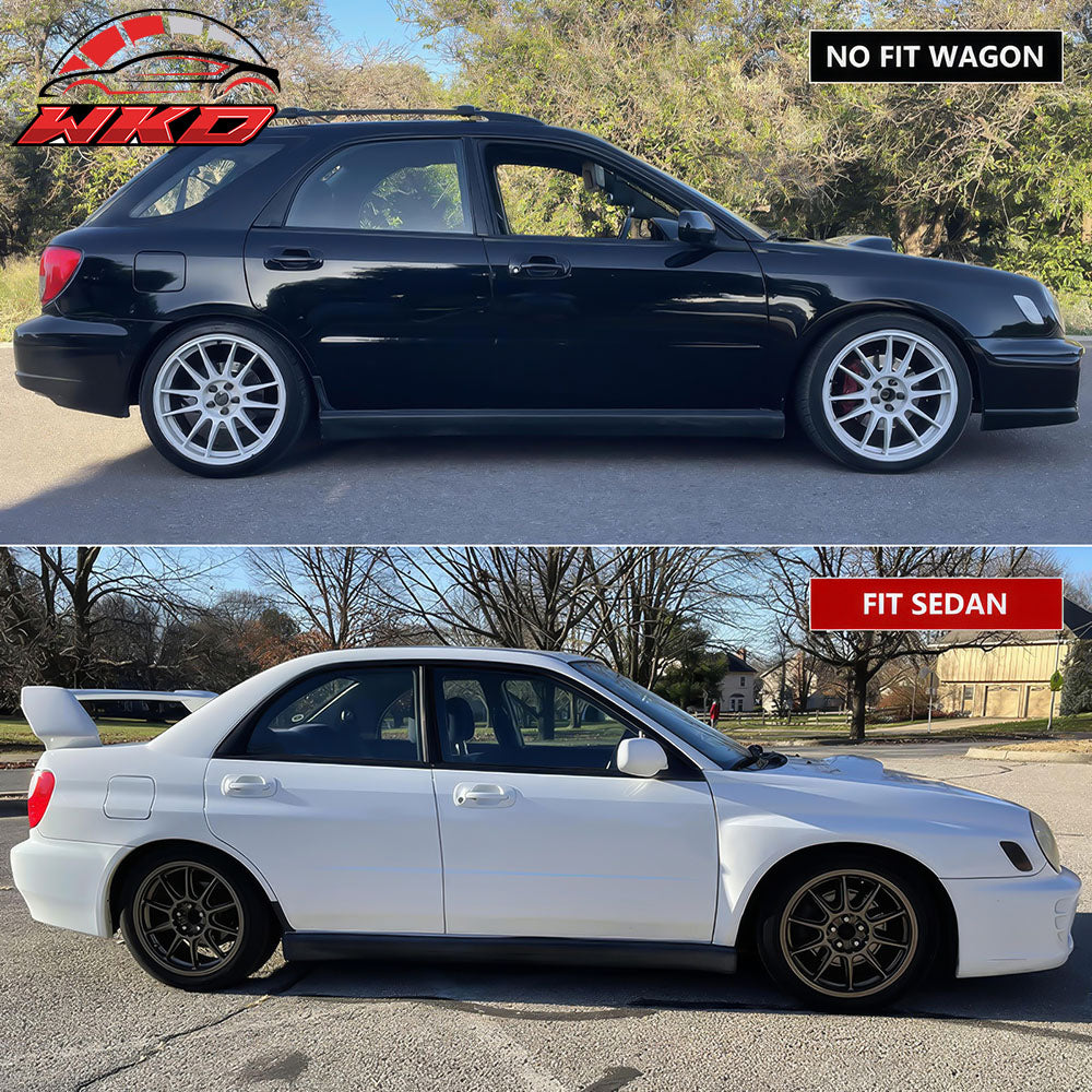 Fits 02-07 Subaru Impreza WRX STI Window Visors Acrylic Sun Rain Deflector 2PC
