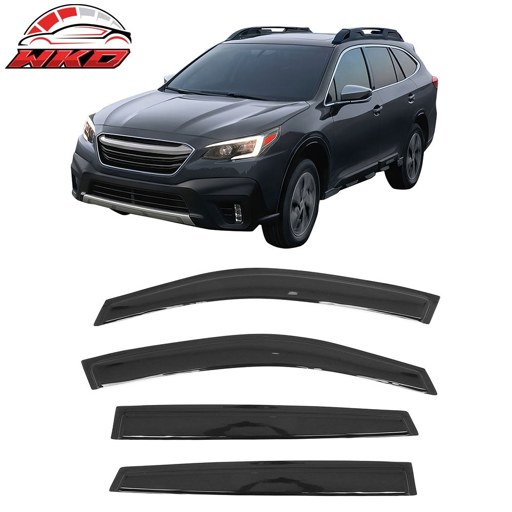 Fits 20-25 Subaru Outback Tape on Window Visors Vent Rain Sun Guards Deflectors