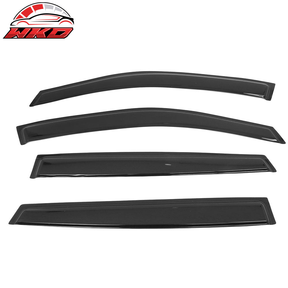 Fits 20-25 Subaru Outback Tape on Window Visors Vent Rain Sun Guards Deflectors