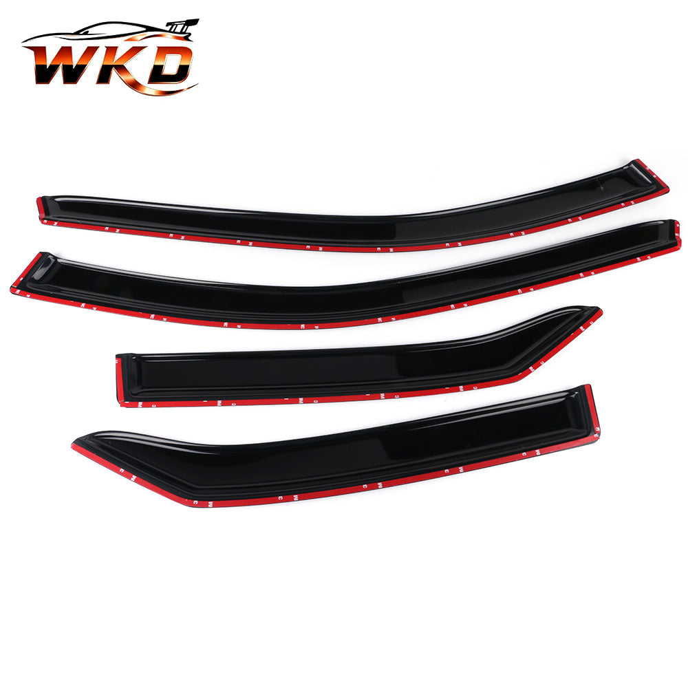 Fits 15-17 Toyota Camry Sedan Window Visors Acrylic Sun Rain Deflector 4Pc Set