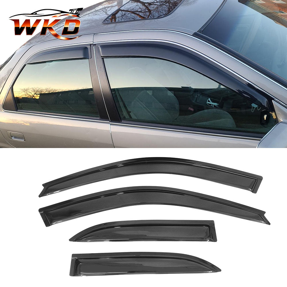 Fits 97-01 Toyota Camry XV20 Acrylic Window Visors Sun Rain Guard Vent Shade 4PC
