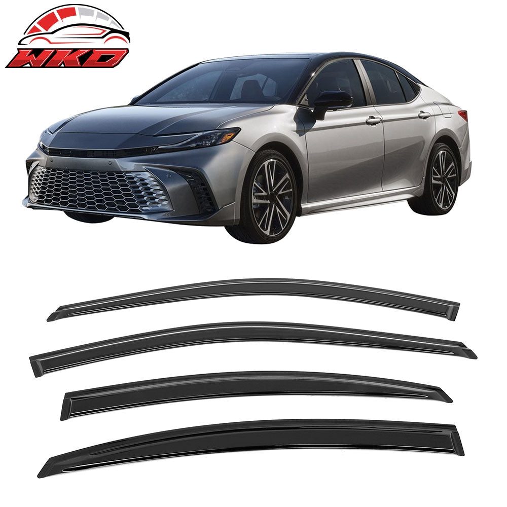 Fits 25-26 Toyota Camry Tape on Window Visors Vent Rain Sun Wind Guard Deflector