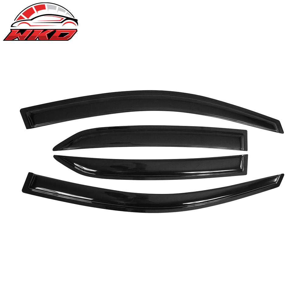 Fits 09-13 Toyota Corolla Acrylic Window Visor Vent Shade Sun Rain Guard 4PC Set