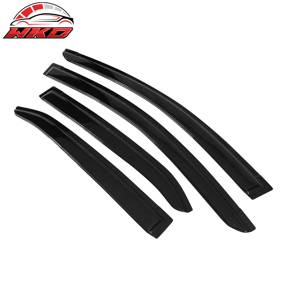 Fits 14-19 Toyota Corolla Sedan Acrylic Window Visors Wind Deflector 4Pc Set