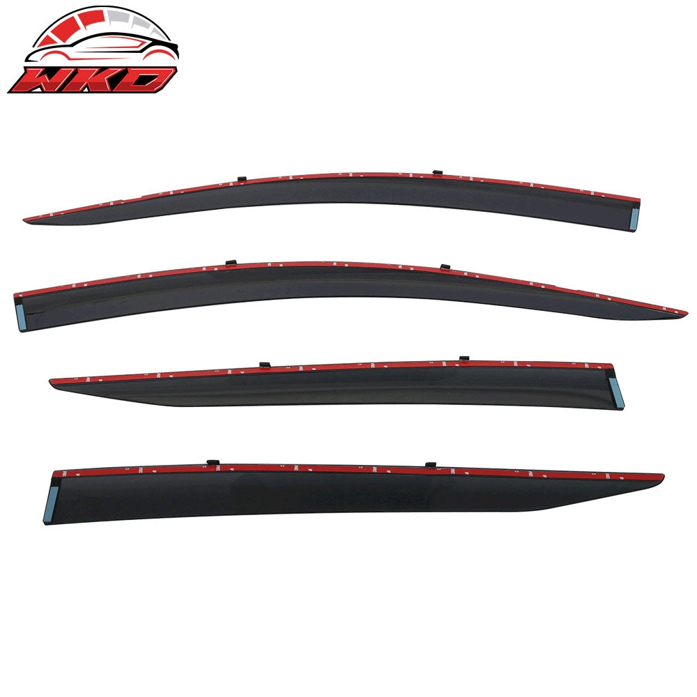 Fits 16-22 Toyota Prius & Prius Prime Polycarbonate Window Visors 4Pc Set