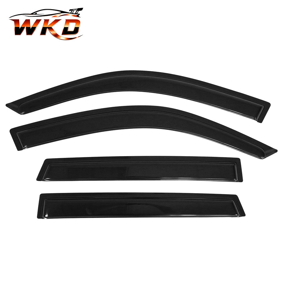 Fits 01-05 Toyota RAV4 Window Visors Acrylic Sun Guard Rain Deflector 4Pc Set