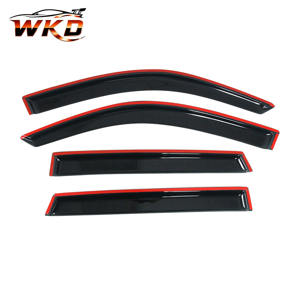 Fits 01-05 Toyota RAV4 Window Visors Acrylic Sun Guard Rain Deflector 4Pc Set