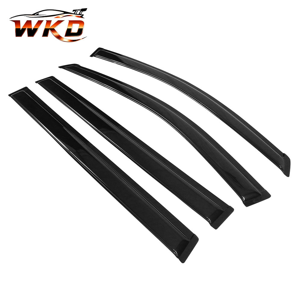 Fits 04-10 Toyota Sienna Window Visors Acrylic Sun Guard Rain Deflectors 4PC Set