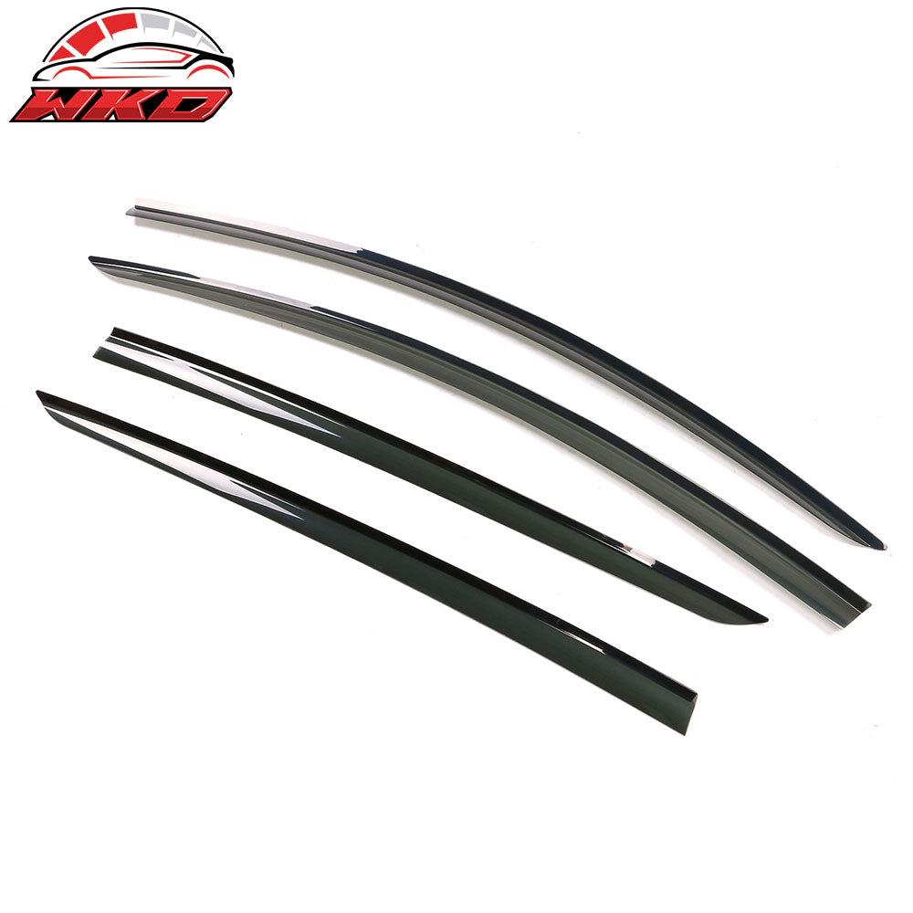 Wholesale 20-24 Tesla Model Y Tape-On Window Visors Sun Rain Guards Deflectors 4PCS