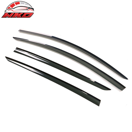 Wholesale 20-24 Tesla Model Y Tape-On Window Visors Sun Rain Guards Deflectors 4PCS