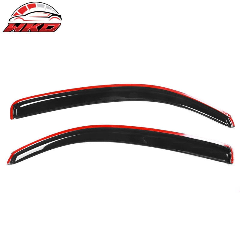 Fits 05-15 Toyota Tacoma Standard Cab Acrylic Window Visors Sun Guard 2Pc Set