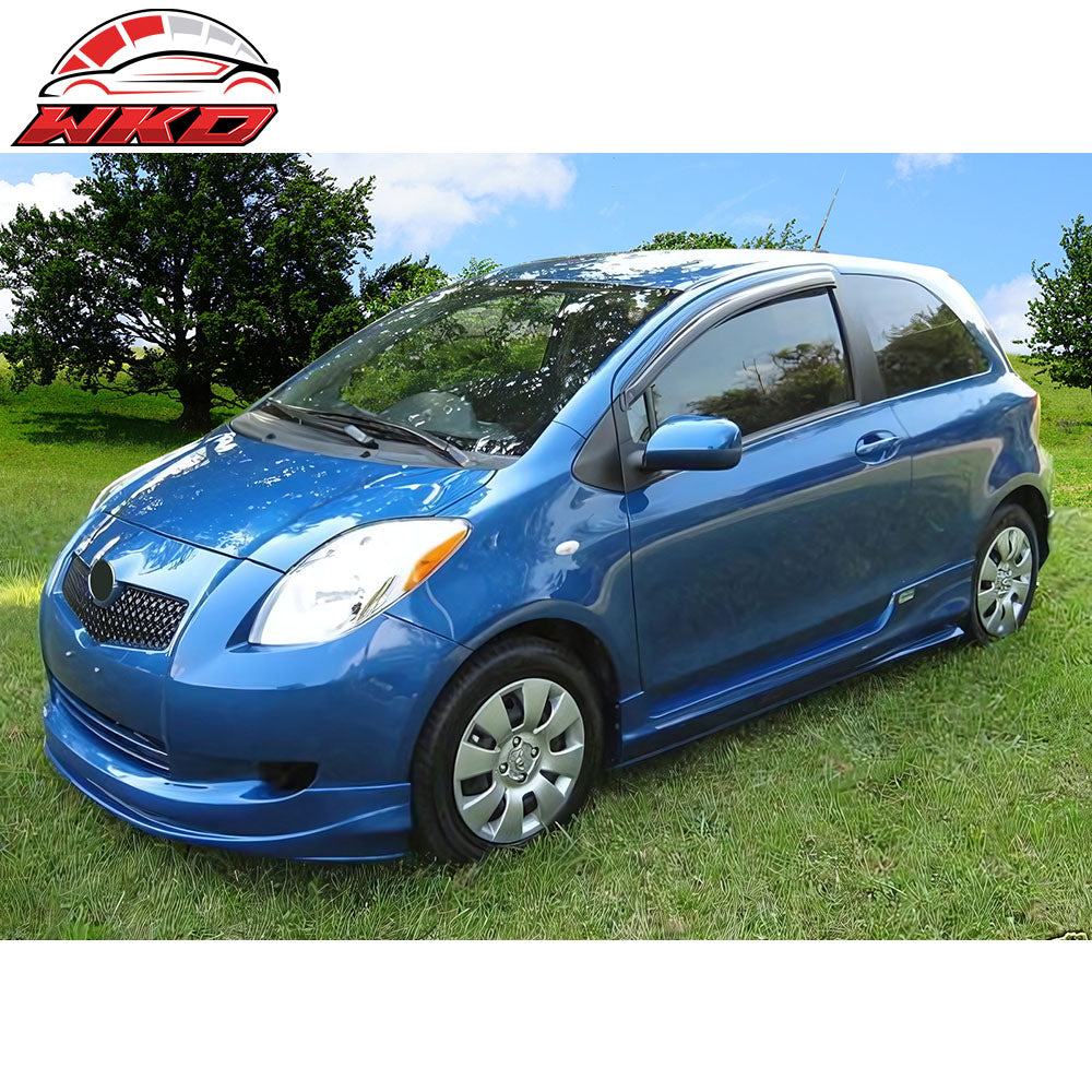 Fits 07-11 Toyota Yaris XP90 Hatchback Acrylic Window Visors 2Pc Set