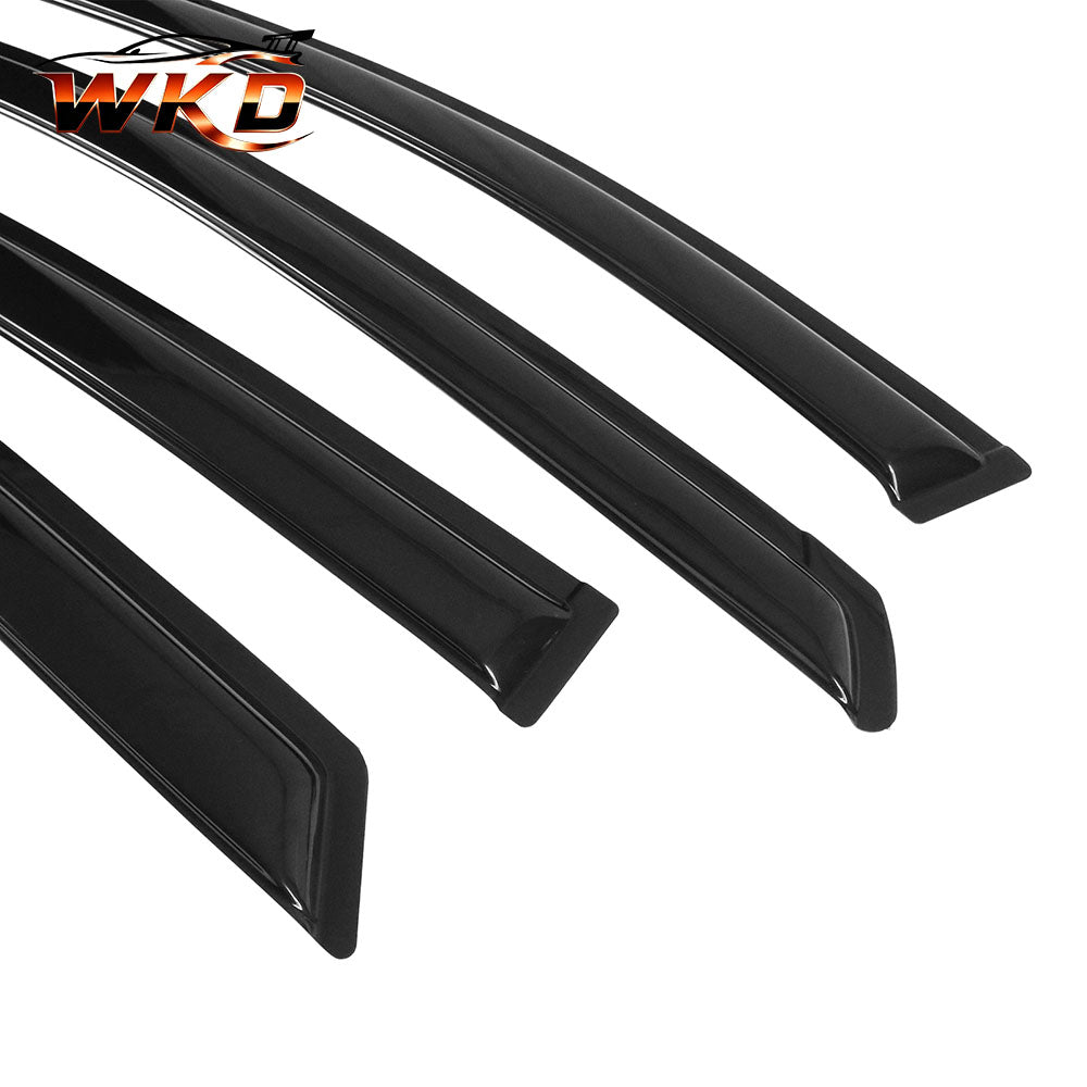 Fits 04-09 Toyota Prius XW20 4PCS Window Visors Sun Guard Rain Deflector Tape-On