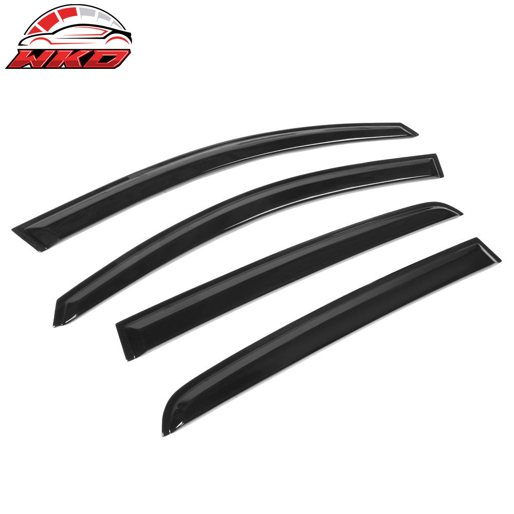 Fits 10-14 VW Volkswagen Golf GTI MK6 Acrylic OE Style Window Visors 4Pc Set