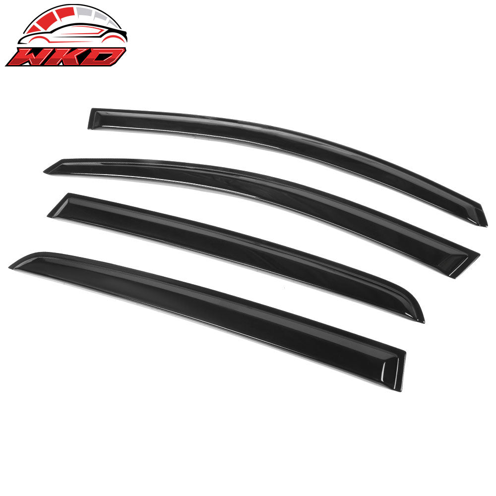 Fits 10-14 VW Volkswagen Golf GTI MK6 Acrylic OE Style Window Visors 4Pc Set