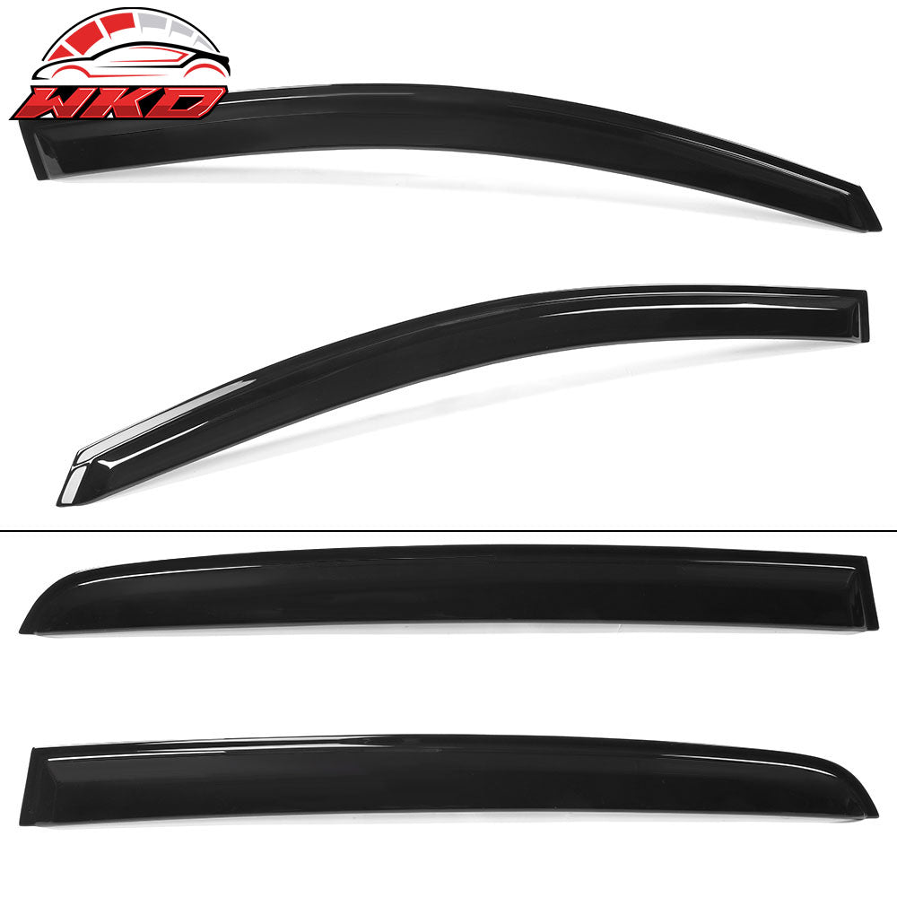 Fits 10-14 VW Volkswagen Golf GTI MK6 Acrylic OE Style Window Visors 4Pc Set