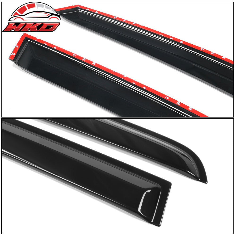Fits 10-14 VW Volkswagen Golf GTI MK6 Acrylic OE Style Window Visors 4Pc Set