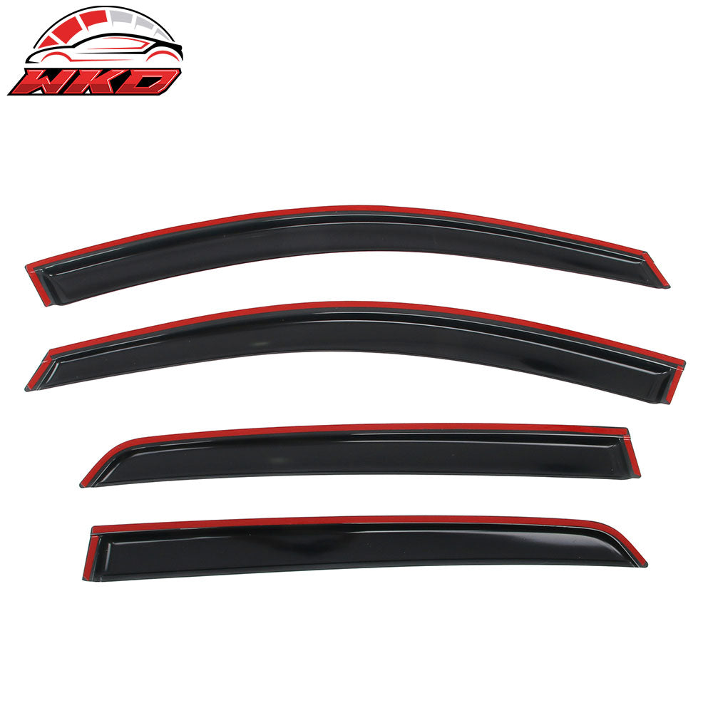 Fits 22-25 Volkswagen MK8 GTI & Golf R Window Visors Vent Rain Guard Deflector