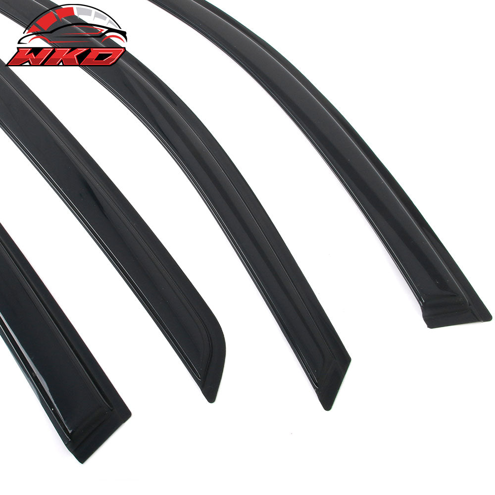 Fits 22-25 Volkswagen MK8 GTI & Golf R Window Visors Vent Rain Guard Deflector