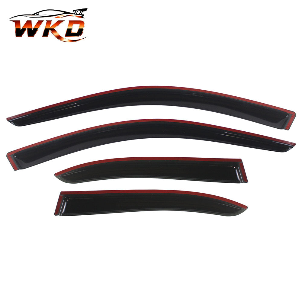 Fits 99-05 Volkswagen Jetta Sedan Acrylic Window Visor Wind Deflector Rain Guard