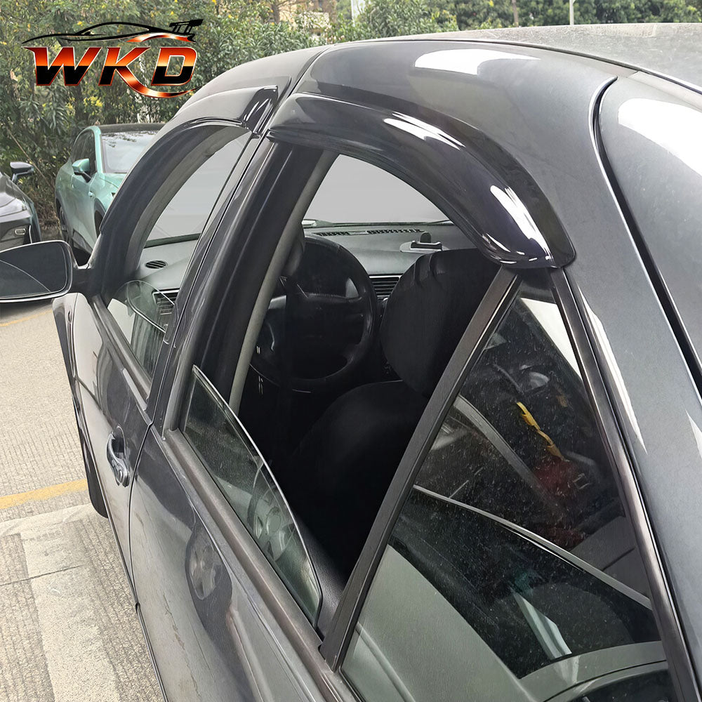 Fits 99-05 Volkswagen Jetta Sedan Acrylic Window Visor Wind Deflector Rain Guard