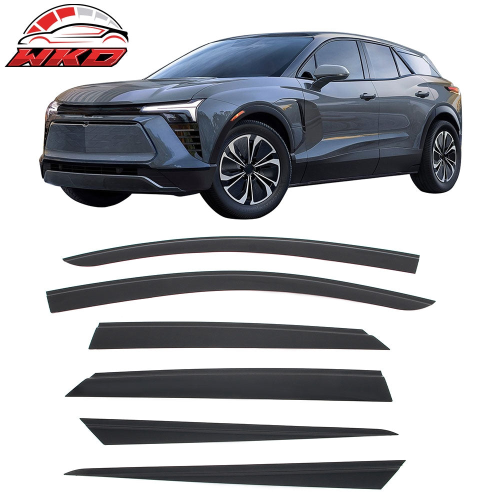 Wholesale 24-26 Chevy Blazer EV Slim Window Visors Acrylic Sun Shade Rain Guard 6PCS