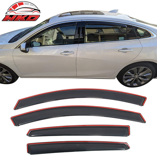 Wholesale 16-25 Chevrolet Malibu Window Visors In Channel Deflectors Rain Vent Guard