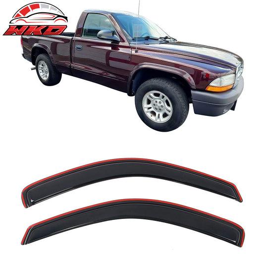Wholesale 97-04 Dodge Dakota Standard Cab Window Visors In-Channel Rain Shade 2PCS