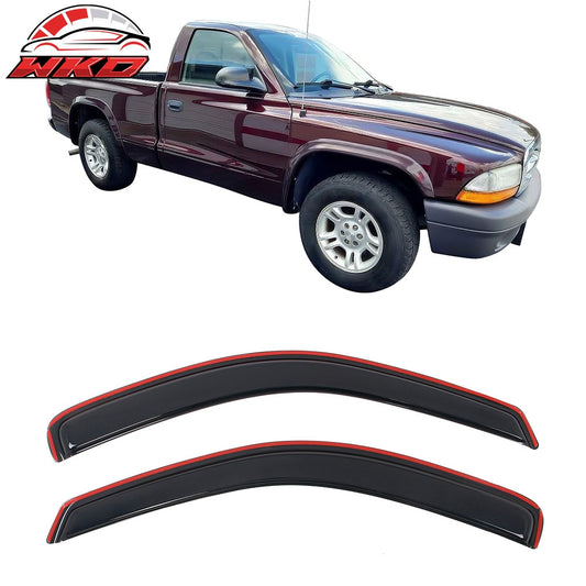 Wholesale 97-04 Dodge Dakota Standard Cab Window Visors In-Channel Rain Shade 2PCS