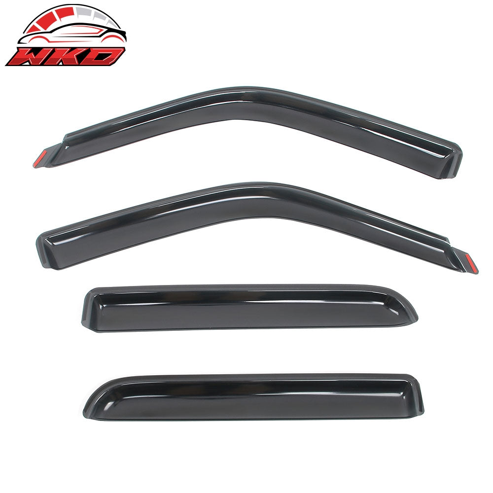 Fits 01-03 Ford F-150 Crew Cab 02-03 Lincoln Blackwood Window Visors In Channel