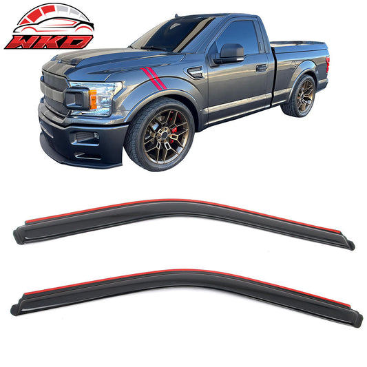 Wholesale 15-25 Ford F-150 Standard Cab Window Visors In-Channel Rain Sun Shade Vent