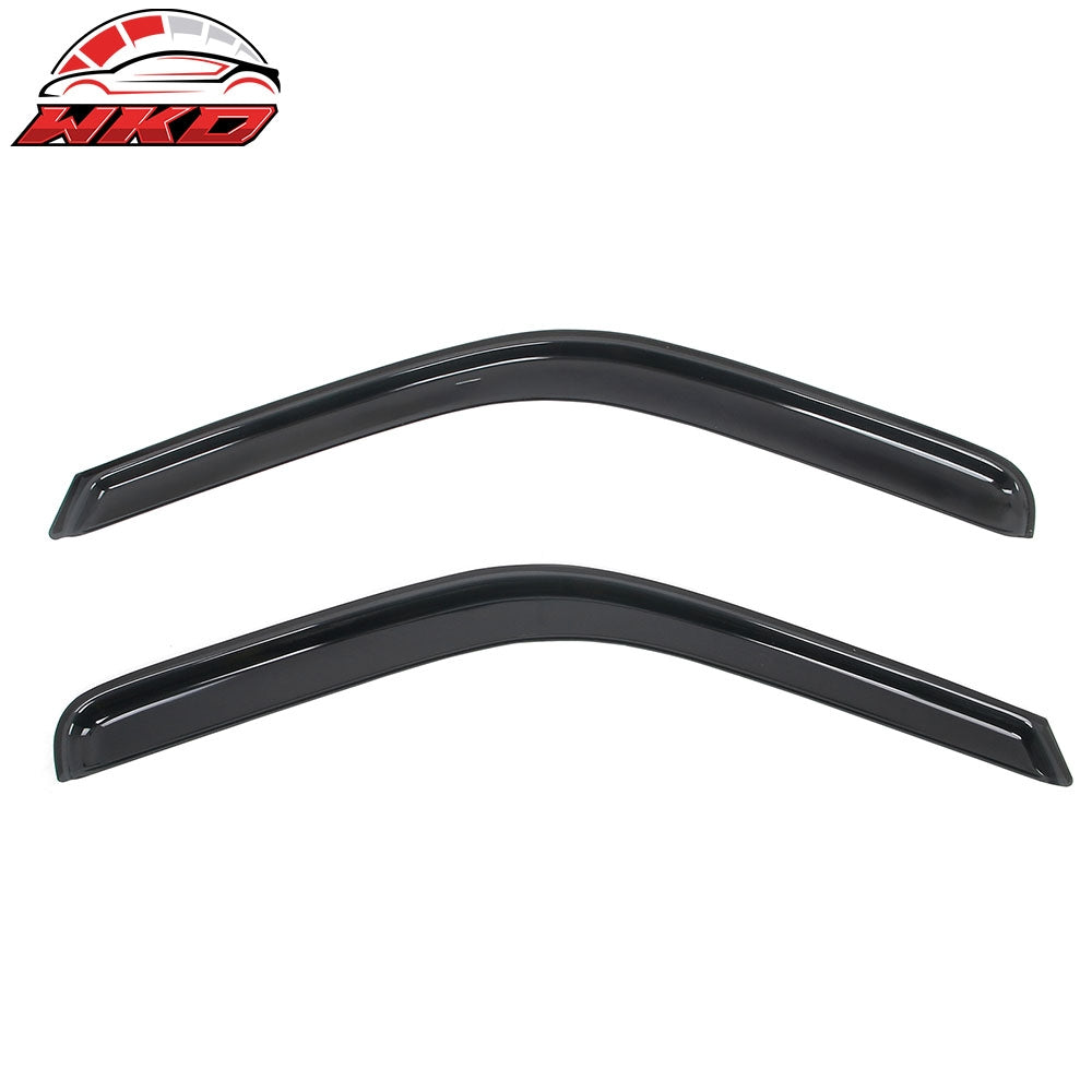 Fits 99-16 Ford F250-F550 Superduty Standard Cab Window Visors In-Channel Guard
