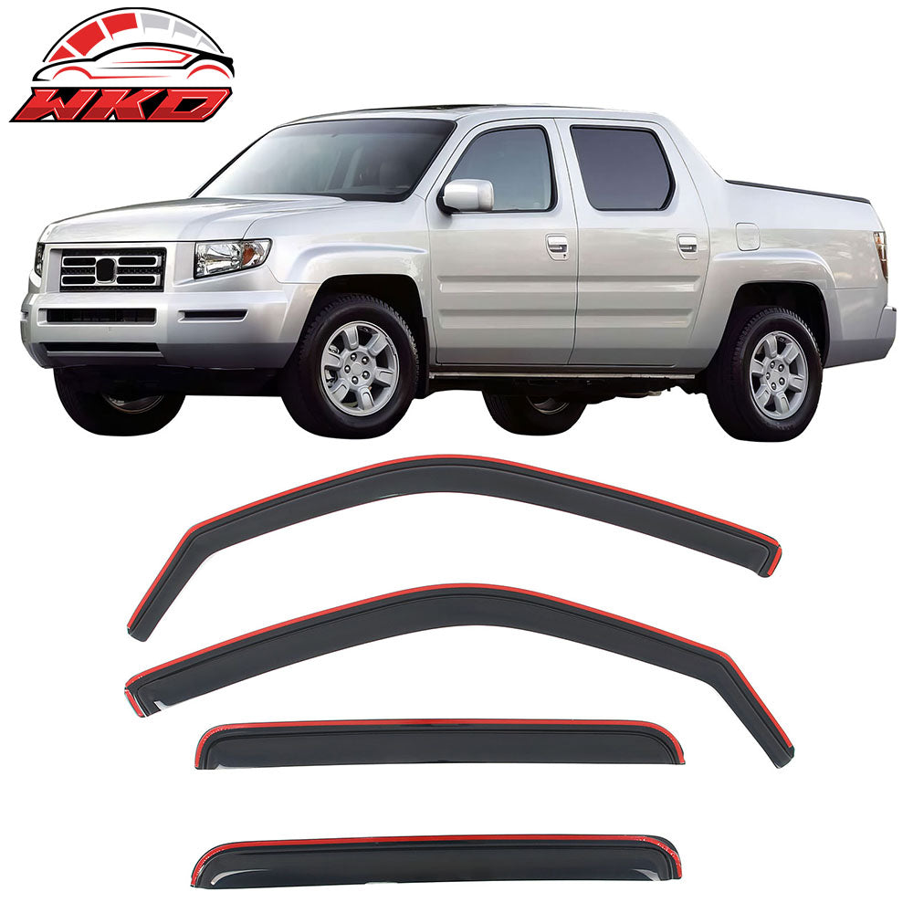Wholesale 06-14 Honda Ridgeline Window Visors In Channel Deflectors Vent Guard 4PCS