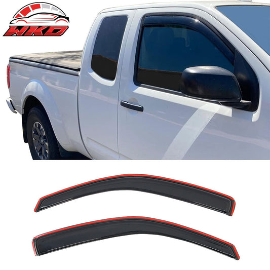 Wholesale 05-21 Nissan Frontier King Cab Window Visor In-Channel Deflector Rain Guard
