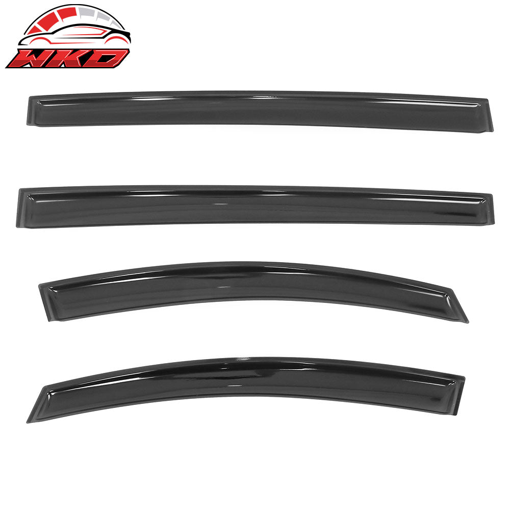 Fits 21-25 Toyota Sienna Acrylic Window Visors In Channel Rain Vent Deflectors