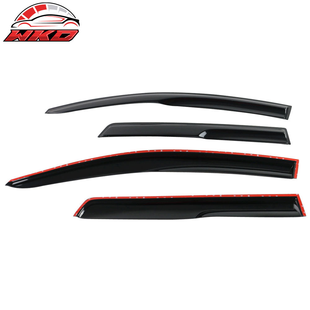 Fits 07-11 Chevy Aveo5 Hatchback Mugen Style Acrylic Window Visor Rain Deflector