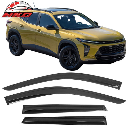 Wholesale 24-26 Chevy Trax 4PCS Mugen Style Window Visor Rain Deflector Smoke Acrylic