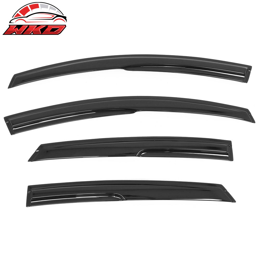 Wholesale 2013-2018 Ford Fusion Mugen Style Smoke Tinted Window Visors Acrylic - Bulk Orders & Dealer Pricing Available