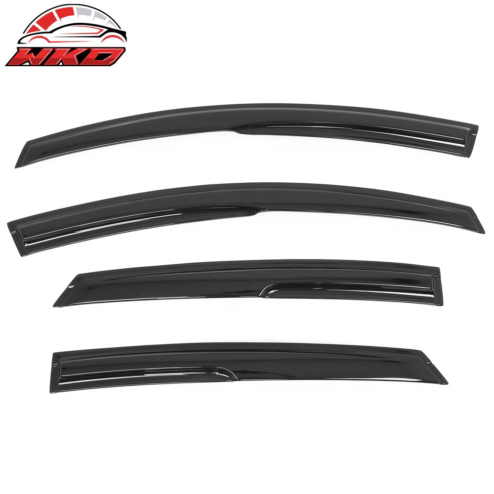 Wholesale 2013-2018 Ford Fusion Mugen Style Smoke Tinted Window Visors Acrylic 每 Bulk Orders & Dealer Pricing Available
